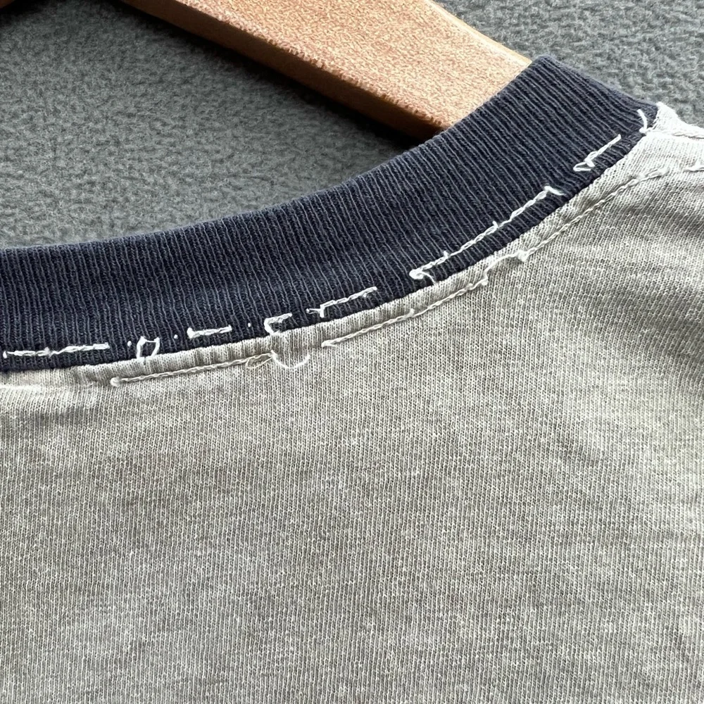 Vintage Dole Hawaii Medium Contrast Trim Gray Ringer 70s Streetware - Picture 5 of 8